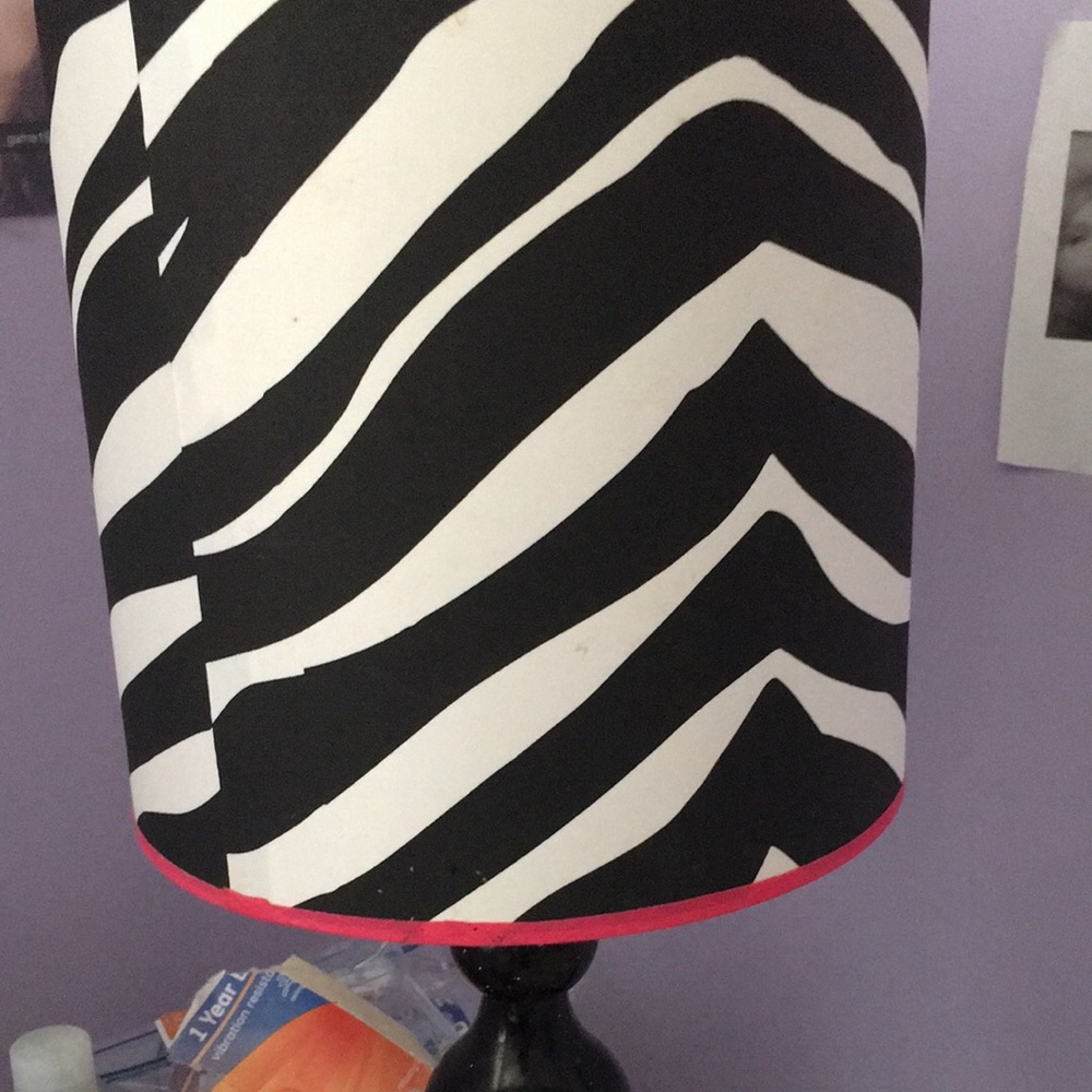Zebra lamp